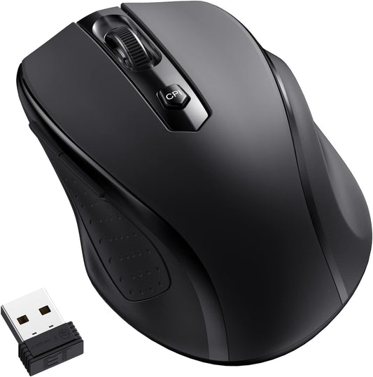 Souris sans fil MICE 2.4 Ghz Wireless Mouse Noir