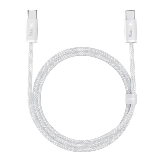 Cable USB-C male vers USB-C male BASEUS CAJY020001 1m Blanc