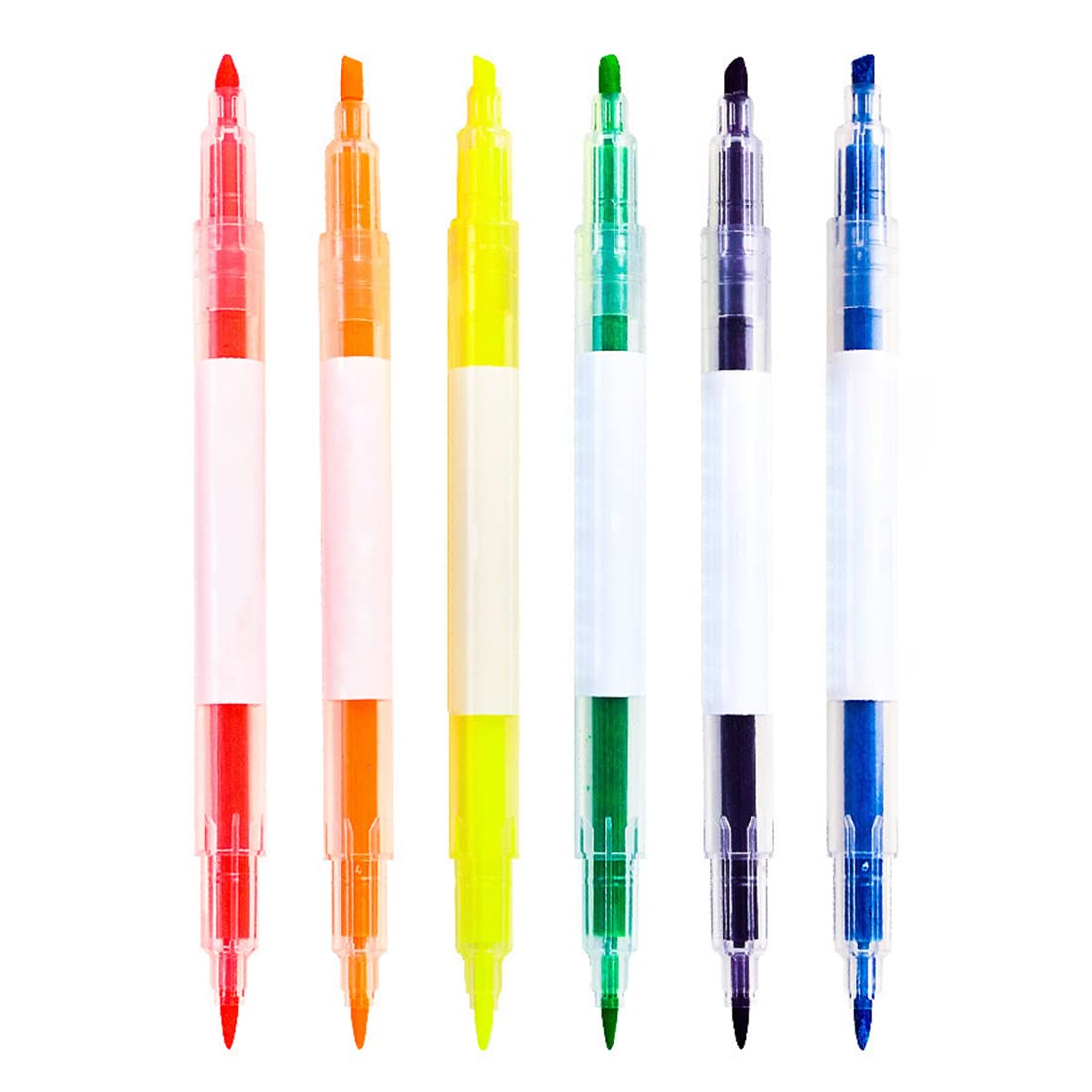Surligneur double pointe DELI S736 multicolors (x1)