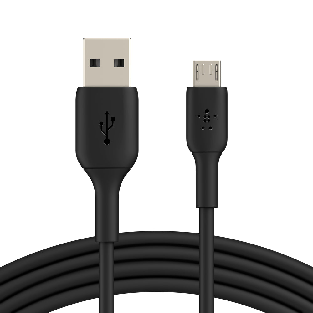 Cable USB-A vers micro-USB ESSAGER EXCM-LS01 tressé 1M Noir