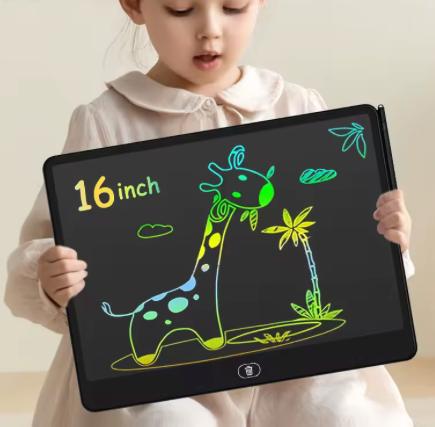 Ardoise d'écriture LCD 16 pouces dessin peinture jouets éducatifs pour enfants