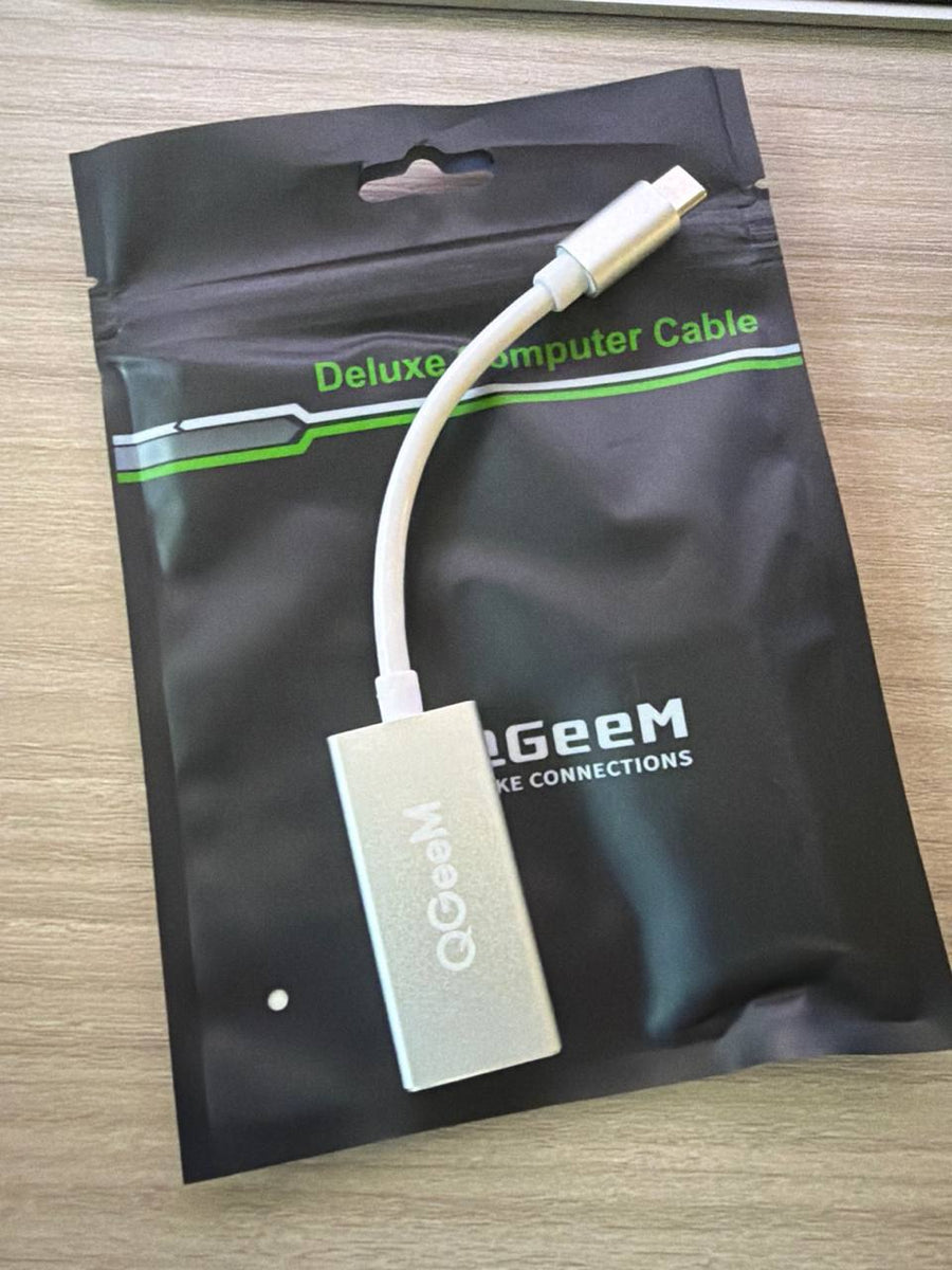 Adaptateur USB-C vers Displayport QGEEM Deluxe Computer Cable