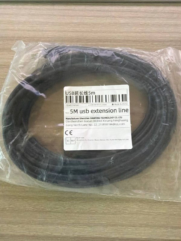 Rallonge USB 5 metres Noire