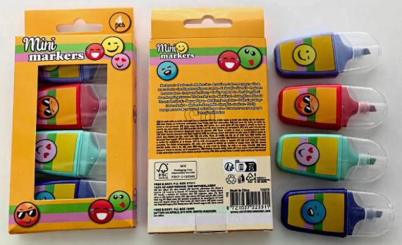 Marqueurs Mini markers B2s (x4)