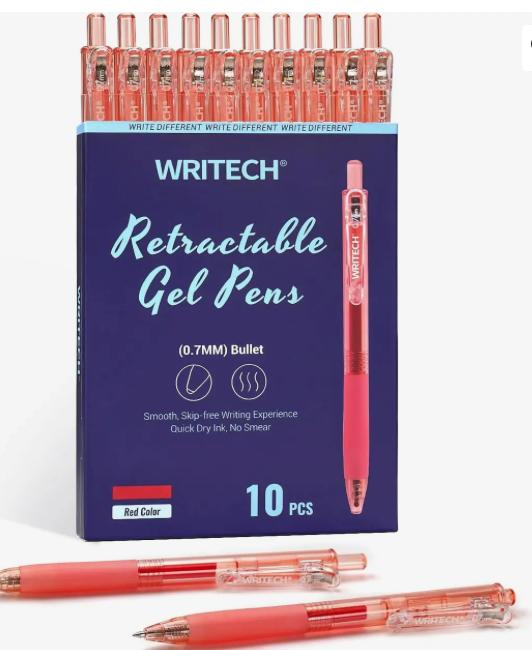 Stylo à encre WRITECH Peekaboo Gel Pens pointe de 0,7 mm