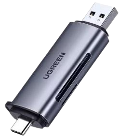 Lecteur de cartes mémoire intelligent UGREEN USB 3.0, Type-C vers SD, Micro SD, TF
