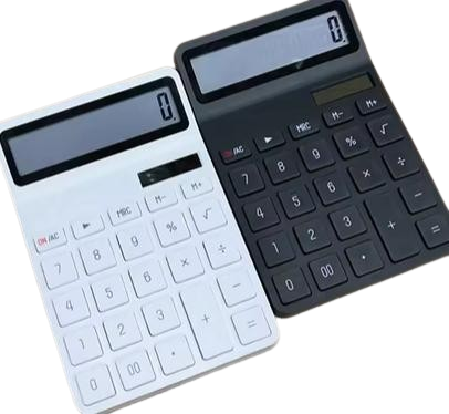 Calculatrice grand écran LCD 12 chiffres ABS+LCD