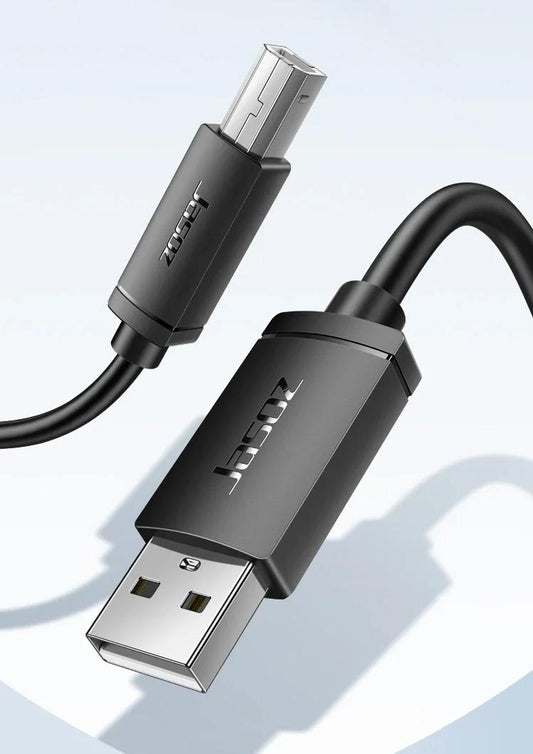 Cable USB imprimante JASOZ D105 USB-A vers USB-B 1m Noir