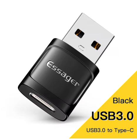 Adaptateur USB3.0 EZJCA-XL01 Male vers Type-c Femelle ESSAGER OTG
