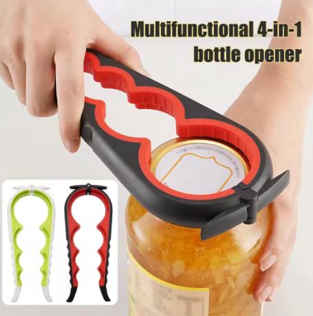 Ouvre-boîte antidérapant multifonction