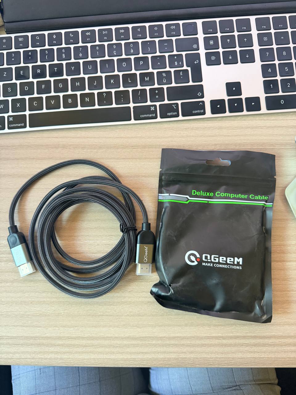 Cable HDMI tressé QGeeM Deluxe Computer Cable 1,5m