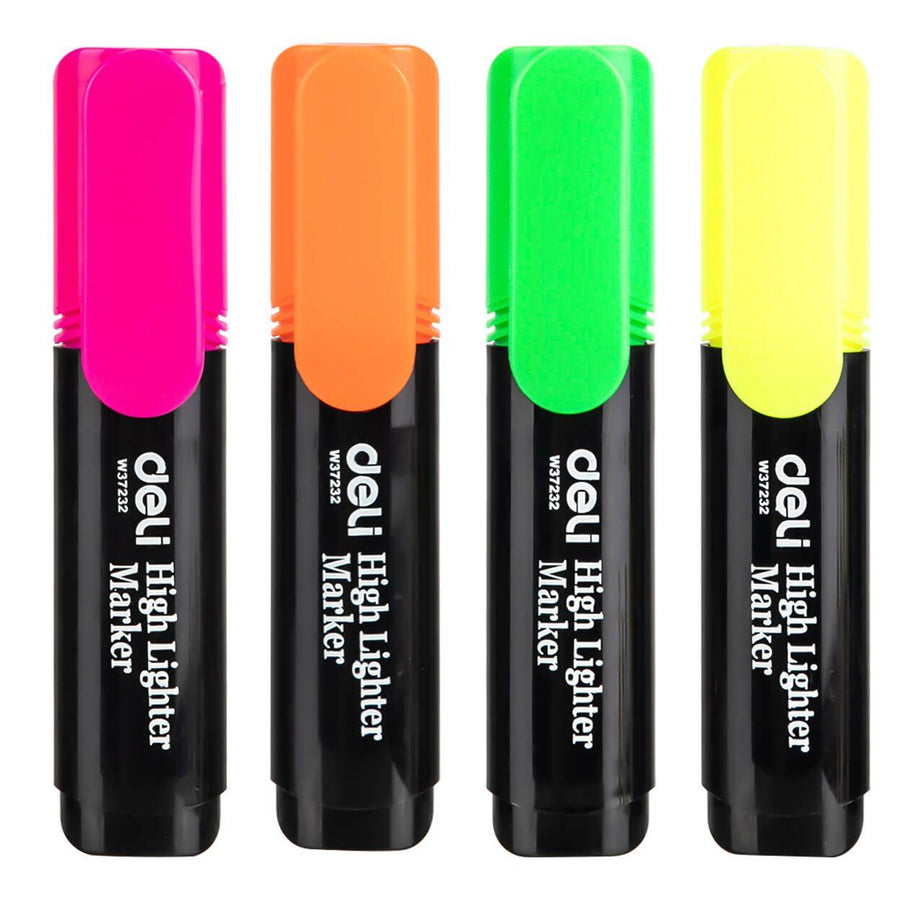 Surligneur de bureau et scolaire DELI 37232 Highlighter Couleurs assorties (x1)
