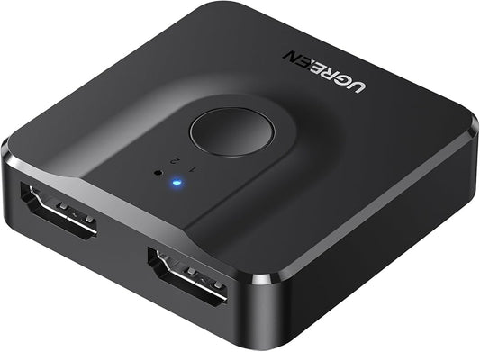 Commutateur UGREEN  HDMI 4K@60Hz 2 entrées/1 sortie ou 1 entrée/2sorties Noir