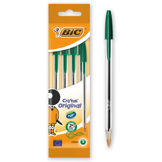 Stylo bic cristal original 1.0mm vert