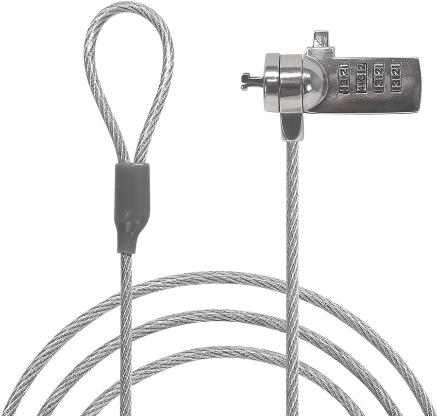 Câble Antivol pour PC portables Waytex avec Verrou de Sécurité à Code de 4 Chiffres 1,1m
