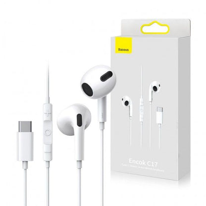 Ecouteurs BASEUS Encok C17 ZM-NGCR020002 Blancs