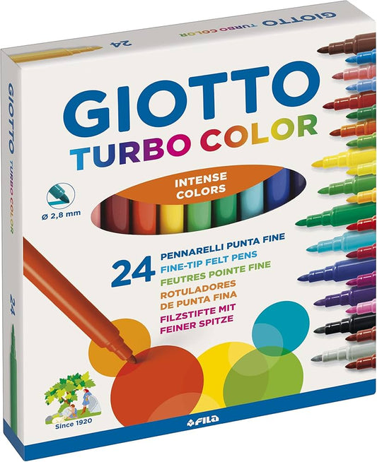 24 Feutres Coloriage Giotto turbo Intenses