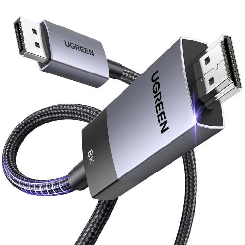 Cable HDMI 2.1 4K UGREEN 40102 tressé M/M 3m noir