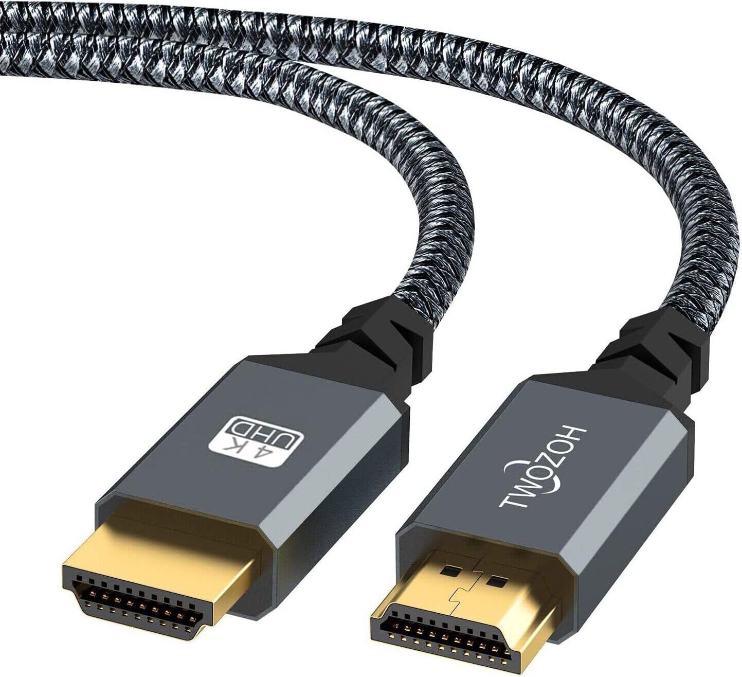 Cable HDMI Twozoh 4K Haute Vitesse 60HZ 18Gbps Tressé HDMI 2.0 10M Nylon