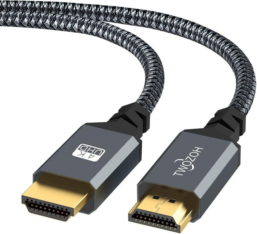Cable HDMI Twozoh 4K Haute Vitesse 60HZ 18Gbps Tressé HDMI 2.0 10M Nylon