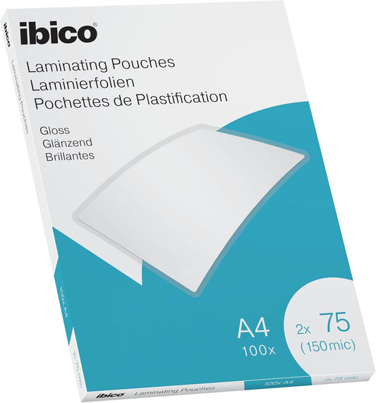 Pochette à plastifier A4 ibico brillant 150 micro