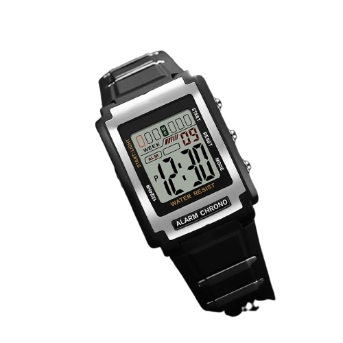 Montre Digitale Sport Shock rectangulaire