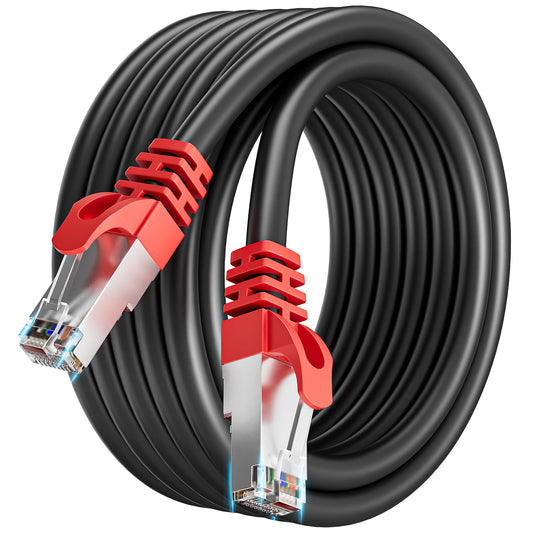 Cables Reseaux Rj45 5m Ftp Blinde Rouge/Noir