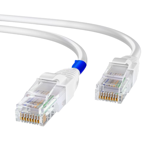 Cable réseaux Rj45 Cat.6 length 10Gbps plat 2m blanc