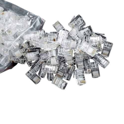 Tetes RJ45 transparents U8170 Cat 5e (x50)
