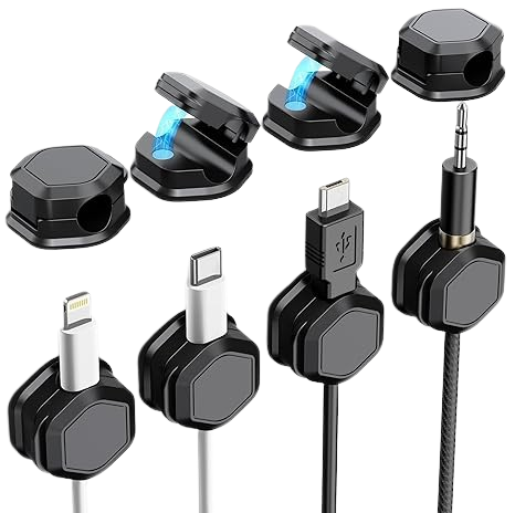 Clip Gestion Cables Orico Cbs7 Soft Silicone Gris
