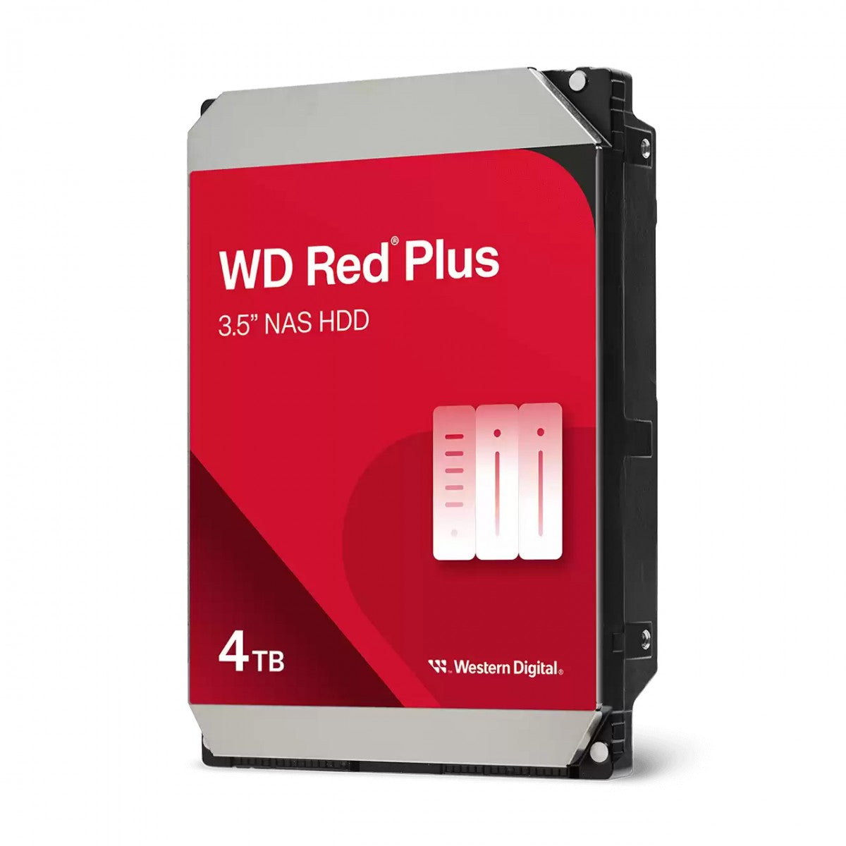 Disque dur externe 4To WESTERN DIGITAL WD Red Plus 3,5" SATA 6Gb/s 5400 tes/min