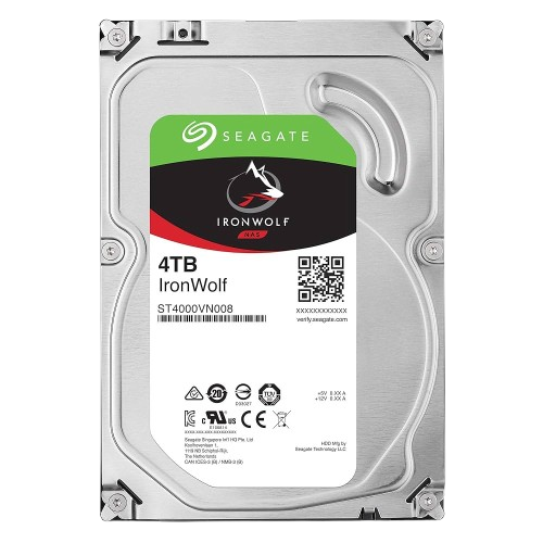 Disque dur interne 4To 3,5’’ Seagate IronWolf SATA