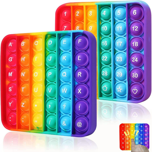 eu lettres devant et chiffres arrières 2 en 1 en polyerster multicolors