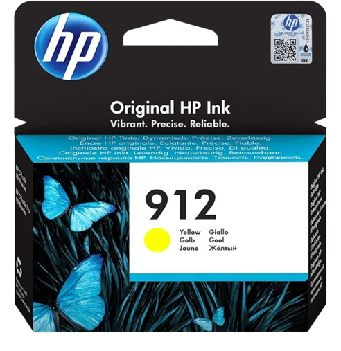 Encre HP 912 Jaune