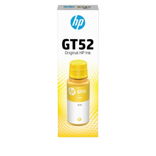 Encre HP GT52 bouteille de 70ml Jaune