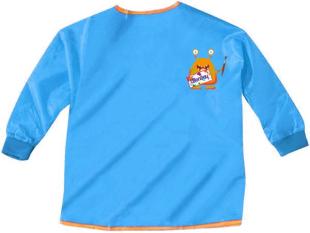 Tablier enfant 5/8 ans manches longues sans poche fermeture scratch ls