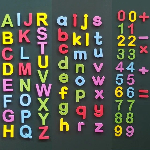 Lettres alphabets magnétiques ABC majuscules aimantées G-CXZMB-DX-26P Montessori