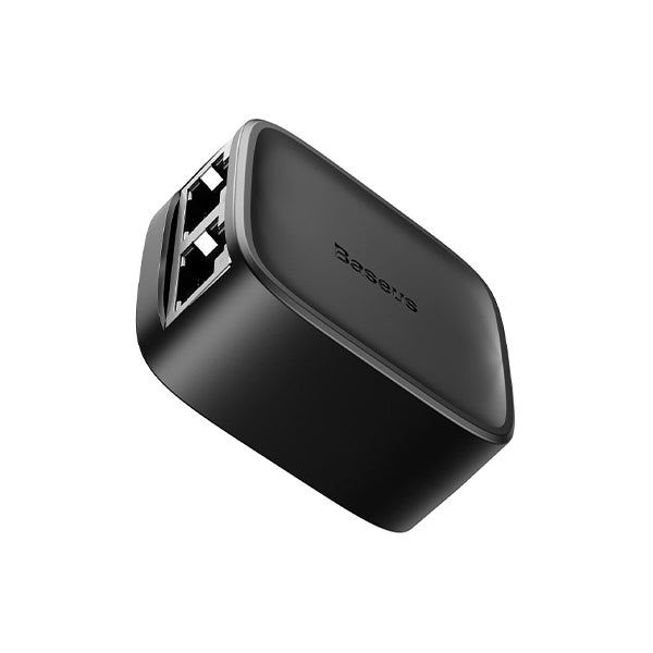 Splitter Baseus High Speed 1 Femele Vers 2 Femele Noir – vue 2