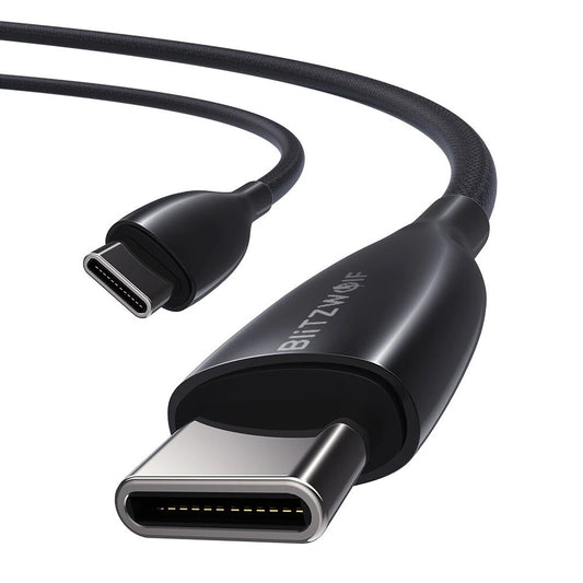 Cable Usb 3.1 Gen2 Type-C 10gbit/S Pd Blitzwilf Bw-Hdc3 1m Noir