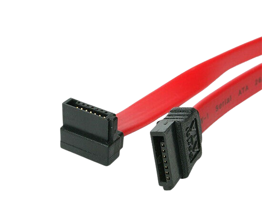 Cable Dust 1x Serial Ata Male Droit/Serial Ata Male Coude