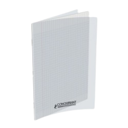 Cahier grand carreaux 24x32 polypro 192p 90g incl