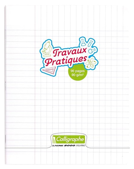 Cahiers Travaux pratique 17x22 incoll 96p polypro 90g