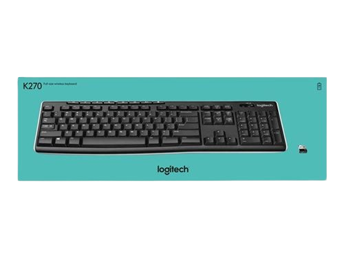 Clavier sans fil Logitech K270 Noir