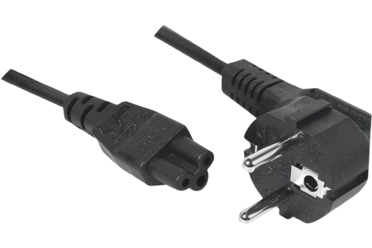 Cable d'alimentation Pc cee/c13 noir 2m