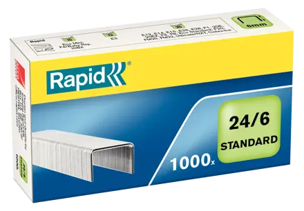 Agrafes 24/6 rapid standard x1000