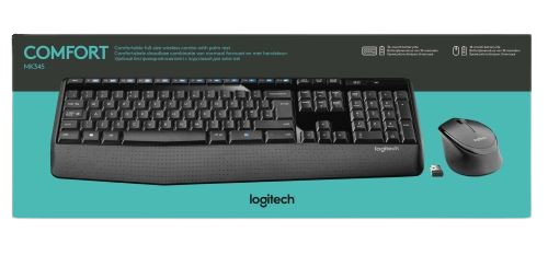 Clavier+Souris Logitech Mk345 Comfort Noirs