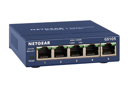 Switch Netgear Business ProSafe Gigabit GS105 5 ports RJ45