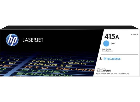 Toner hp 415a cyan - 2 100 pages