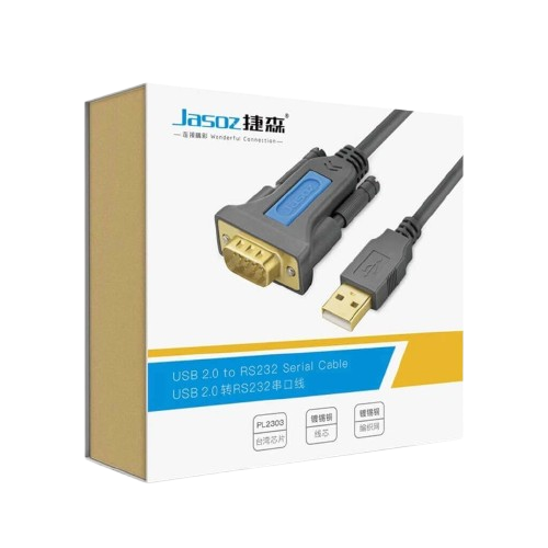 Cable adaptateur USB 2.0 vers RS232 JASOZ Noir