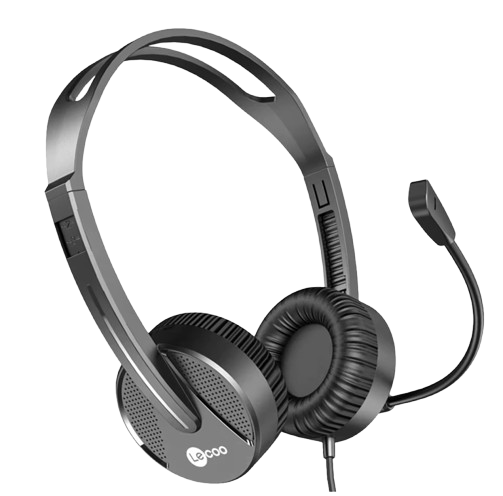 Casque/Micro LENOVO LECOO HT106 jack 3,5mm cable 1,5m Noir
